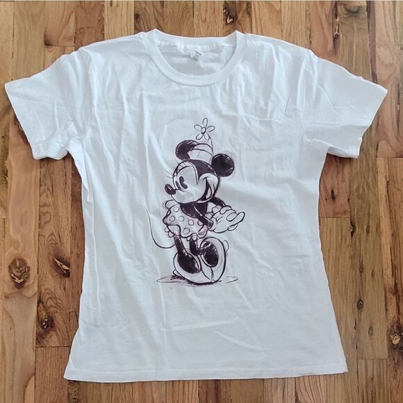 💙3 for $30💙 Minnie Mouse Sketch Women's Tee Large - Picture 1 of 4